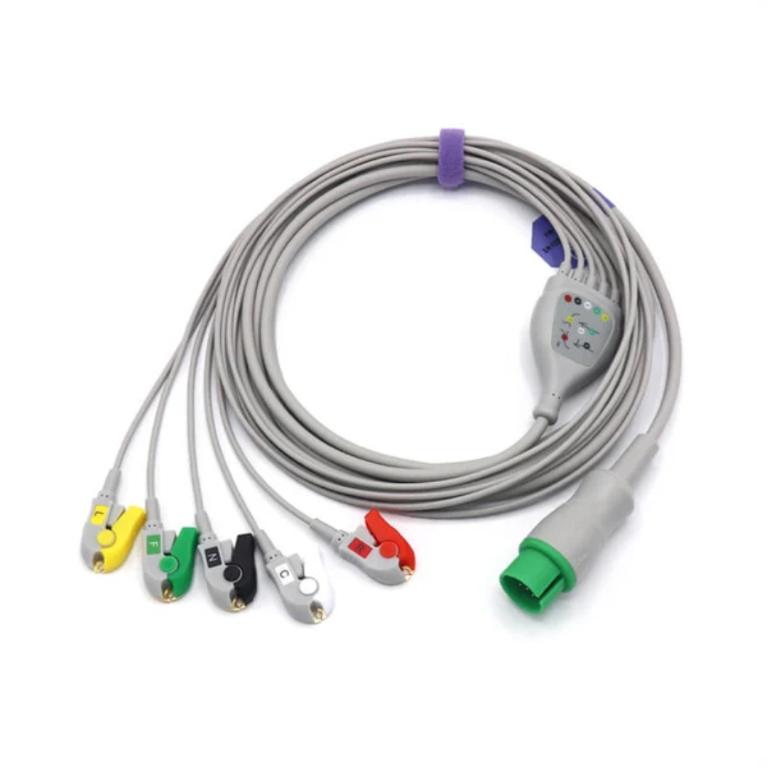 5 LEAD HASTABAŞI MONİTÖRÜ EKG KABLOLARI