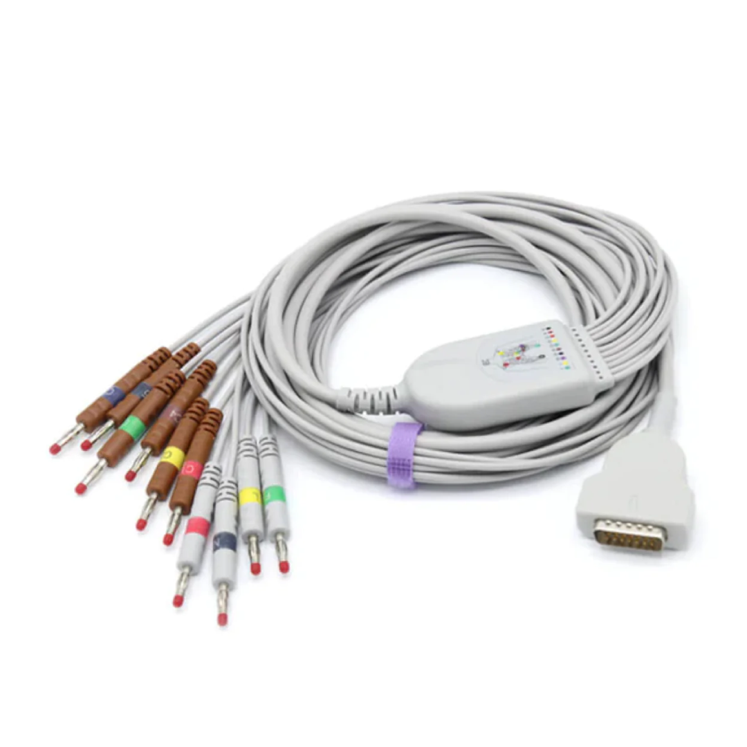 GE 10 Lead Banana EKG Kablosu