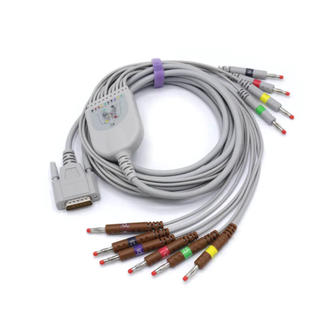 Zoncare 10 Lead Banana EKG Kablosu