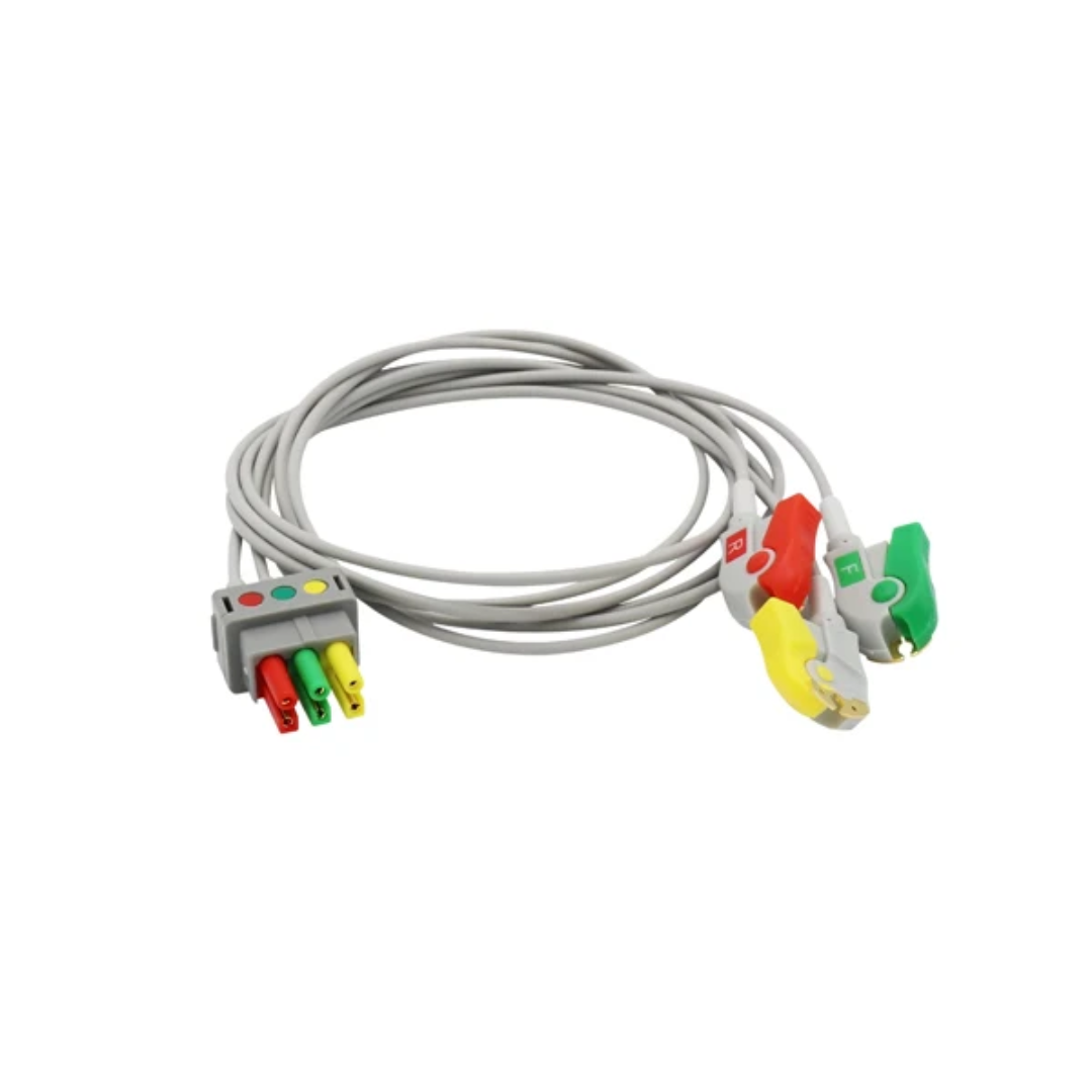 GE-Datex 3 Lead EKG Lead Kablosu