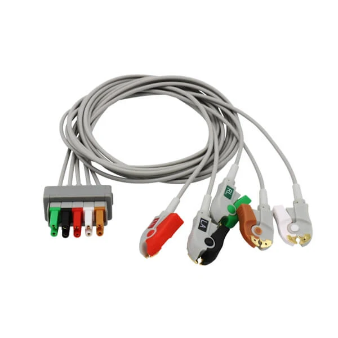 GE-Datex 5 Lead EKG Lead Kablosu