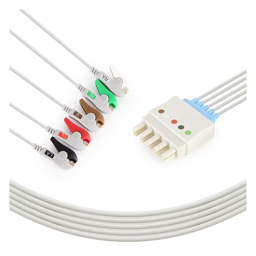 Nihon Kohden 5 Lead EKG Lead Kablosu