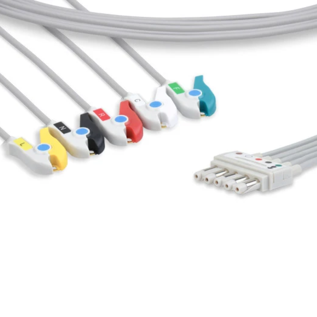 Spacelabs 5 Lead EKG Lead Kablosu